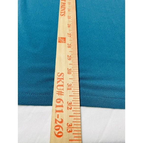 AnnGigli Before 229 Mini Halter Shift Dress Sz 42 Italian Made Green Tie Neck - Picture 7 of 8